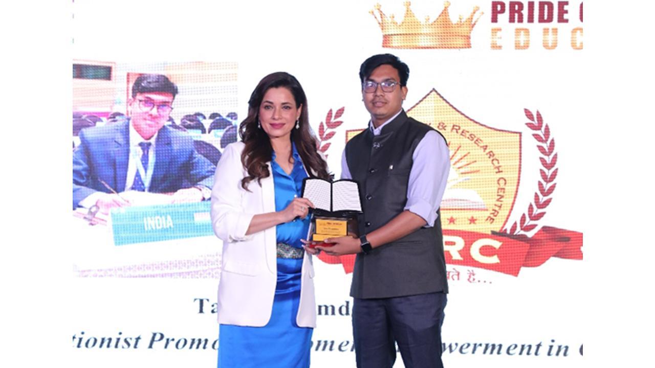 Tanu Mazumdar bags Brands Impact Pride of Indian Education Award 2022