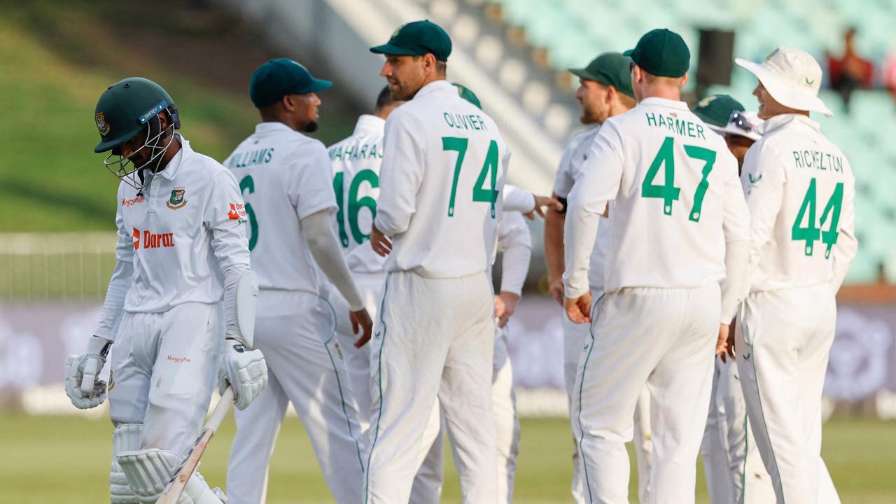 Bangladesh tumble in pursuit of 274-run target v South Africa