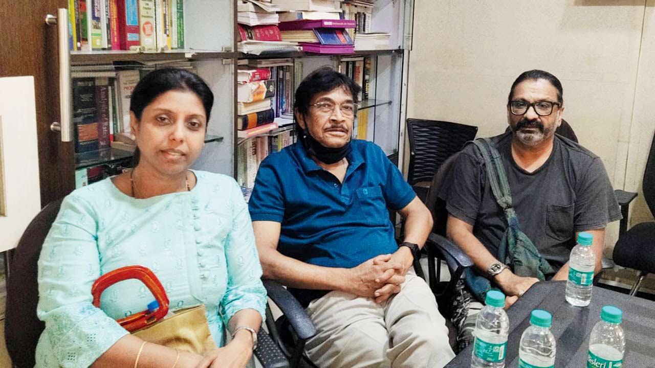 (From right) Vinay Rao, Ramendra Mondal and Yugandhara Sangekar