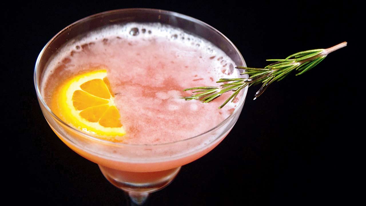One of the cocktails on their new retro beverage menu - a tribute to the film star