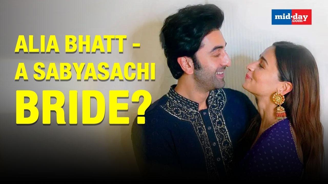 Is Alia Bhatt All Set To Be A Sabyasachi Bride For Her Wedding With Ranbir?