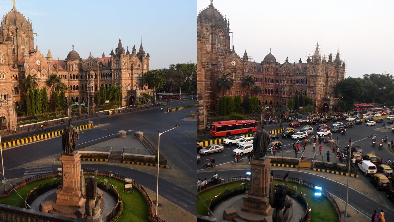 PHOTOS: Then and now as Mumbai bounces back from Covid-19 outbreak