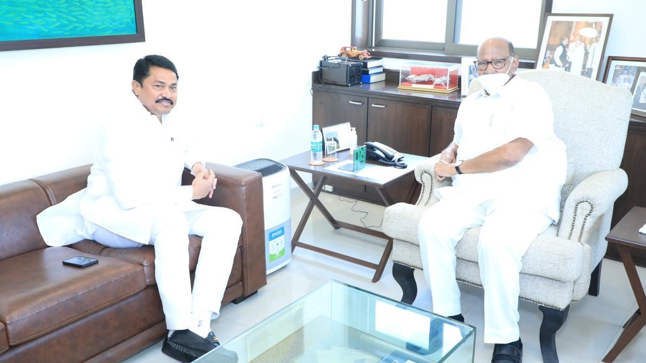 Maharashtra Congress chief Nana Patole meets Sharad Pawar; MVA meeting likely