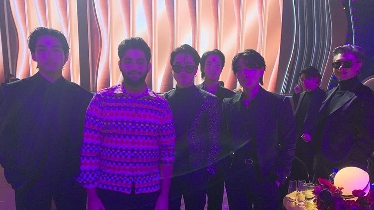 AR Rahman meets BTS at Grammys, son AR Ameen shares pictures with K-pop group