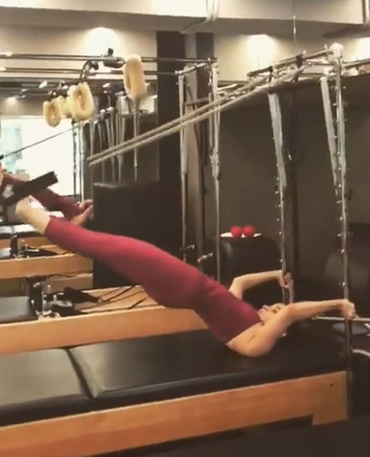 Circa 2018, Alia wrote a very candid post about how daunting the world of films can be, juxtaposing the caption with a video of her workout in the gym. She wrote- “Shooting nights can be very tiring for the body cause of the way it messes with your natural body clock.. I woke up today feeling so so exhausted.. But after monkeying around and doing some intense pilates, my energy level just shot up. The mind and body coordination during a pilates workout is like meditation for me.. If you miss even one beat of focus everything can go totally off.. And ofcourse don't miss my beautiful trainer.” 