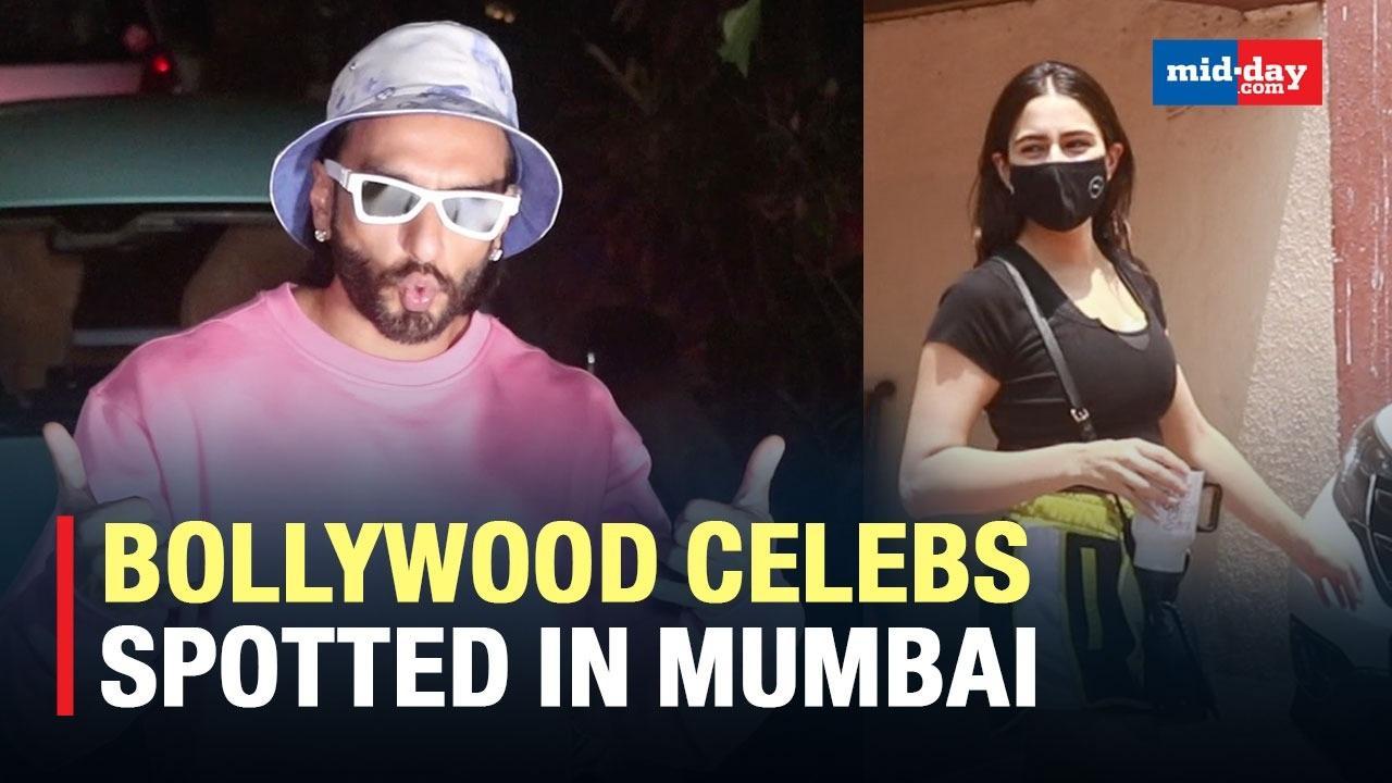 Ranveer Singh, Sara Ali Khan And Other B-town Celebs Spotted In Mumbai