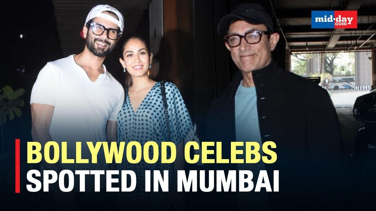 Shahid Kapoor, Mira, Aamir Khan, Shamita And Other Celebs Spotted In Mumbai
