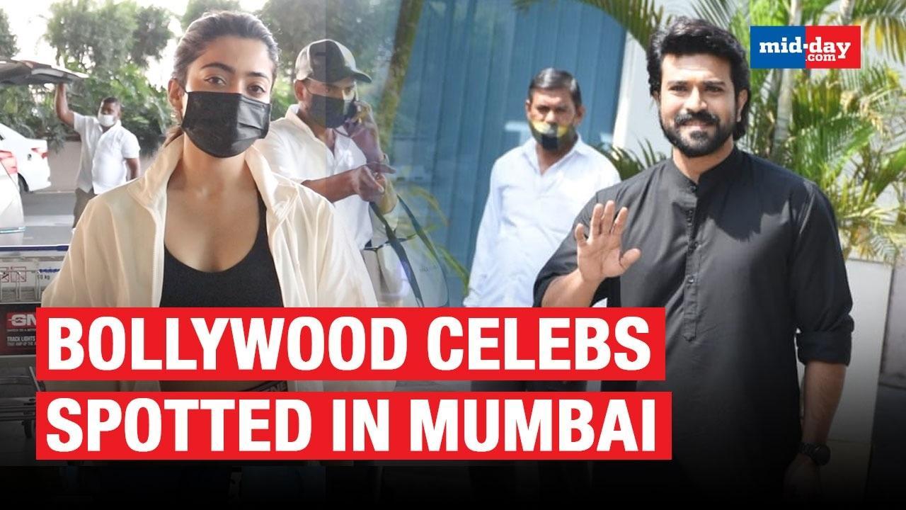 Ram Charan, Rashmika Mandanna And Other Celebs Spotted In Mumbai