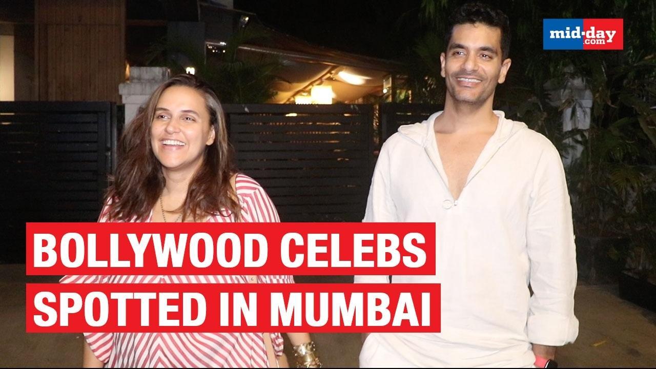 Neha Dhupia, Angad Bedi And Other B-town Celebs Spotted In Mumbai
