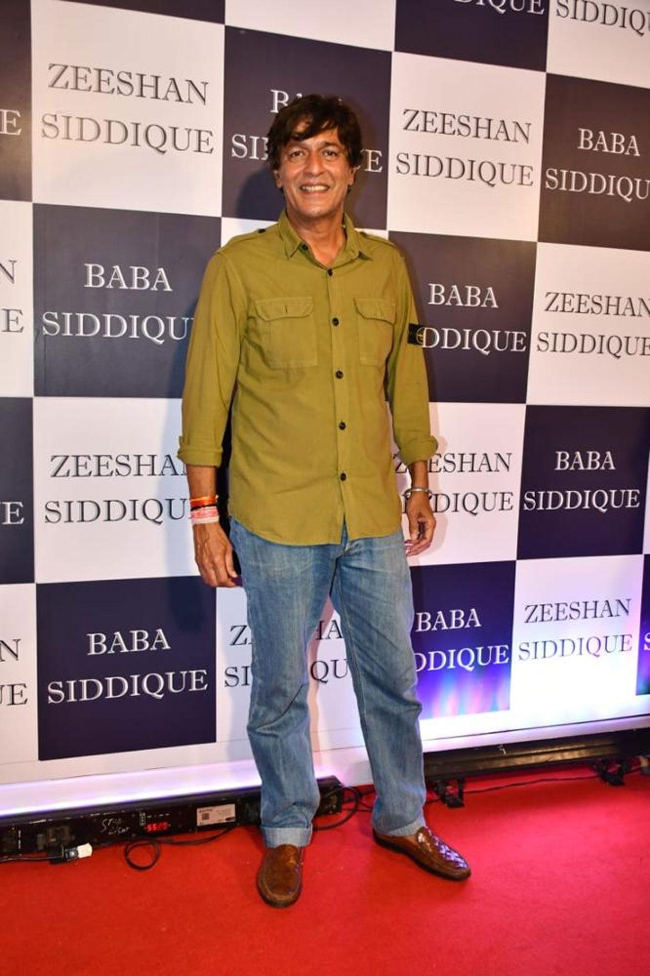 Chunky Panday also went for a casual look for the evening. He’s best known for films like Tezaab, Vishwatma, Aankhein, and the Housefull franchise. 