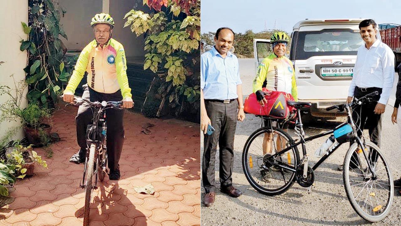 Forest officer cycles from Pune to Kolhapur to celebrate promotion