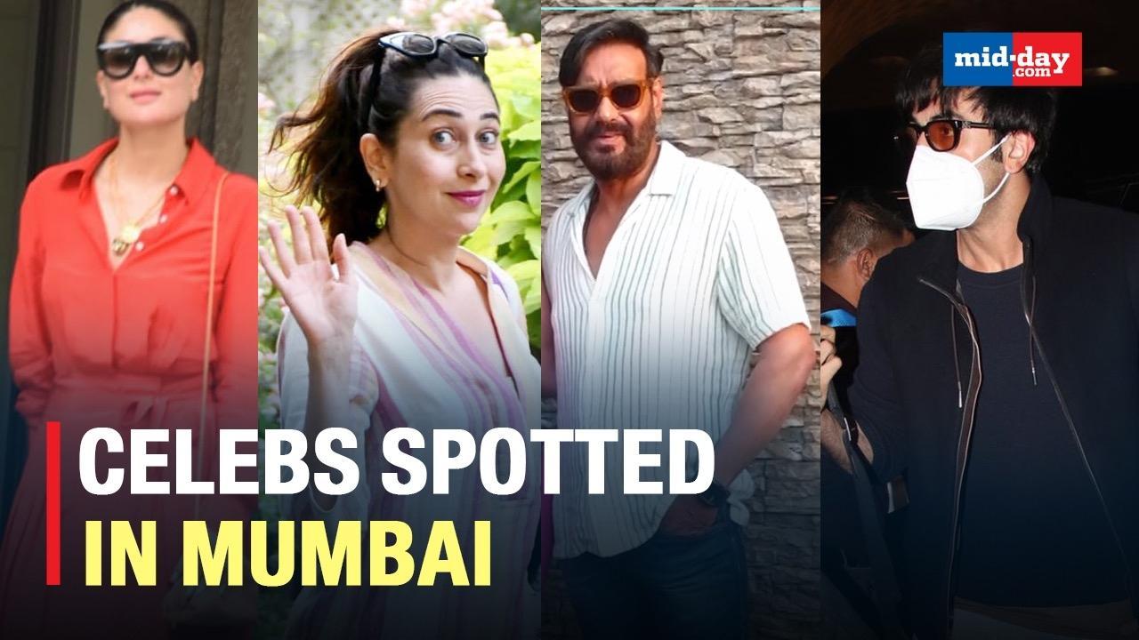 Ranbir, Kareena, Ajay Devgn, Tara Sutaria & Other Celebs Were Spotted In Mumbai