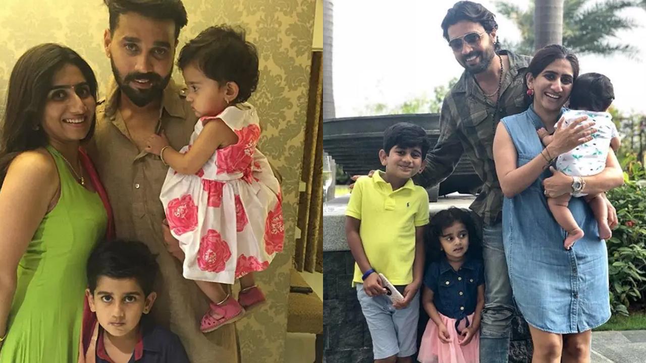 These photos of Murali Vijay with wife Nikita and their kids are adorable!