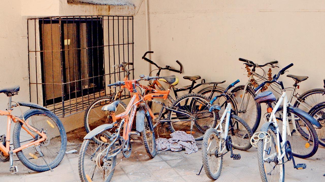 Most residents have no choice but to park their vehicles in available nooks and crannies on the ground floor of their housing societies