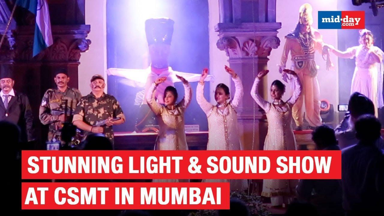 Stunning Light & Sound Show On Indian Railways' 170th Birthday At CSMT In Mumbai