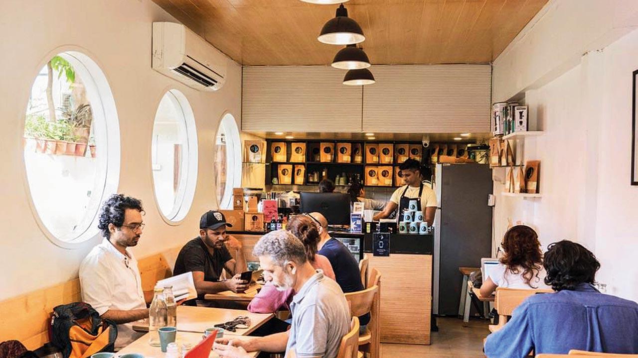 A Blue Tokai café in Mumbai