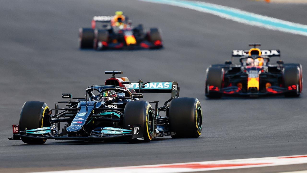 The season finale of Formula One last year in Abu Dhabi drew 108.7 million viewers, clocking a rise of over 29 per cent from the same race in 2020. Pics/Getty Images