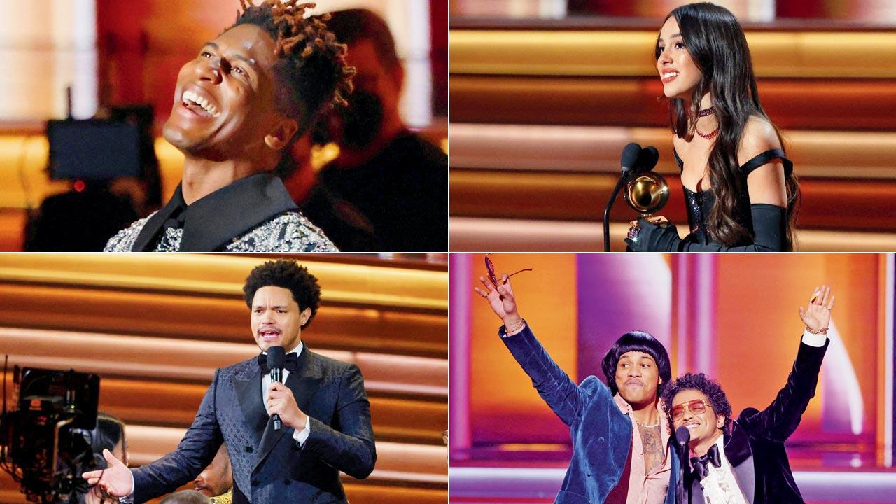 Jon Batiste, Olivia Rodrigo, Bruno Mars bag top honours