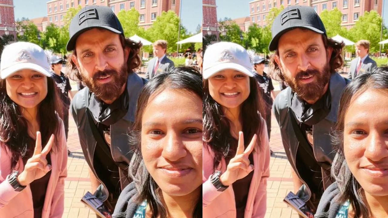 Hrithik Roshan's visit to University of Southern California's campus sends students in frenzy