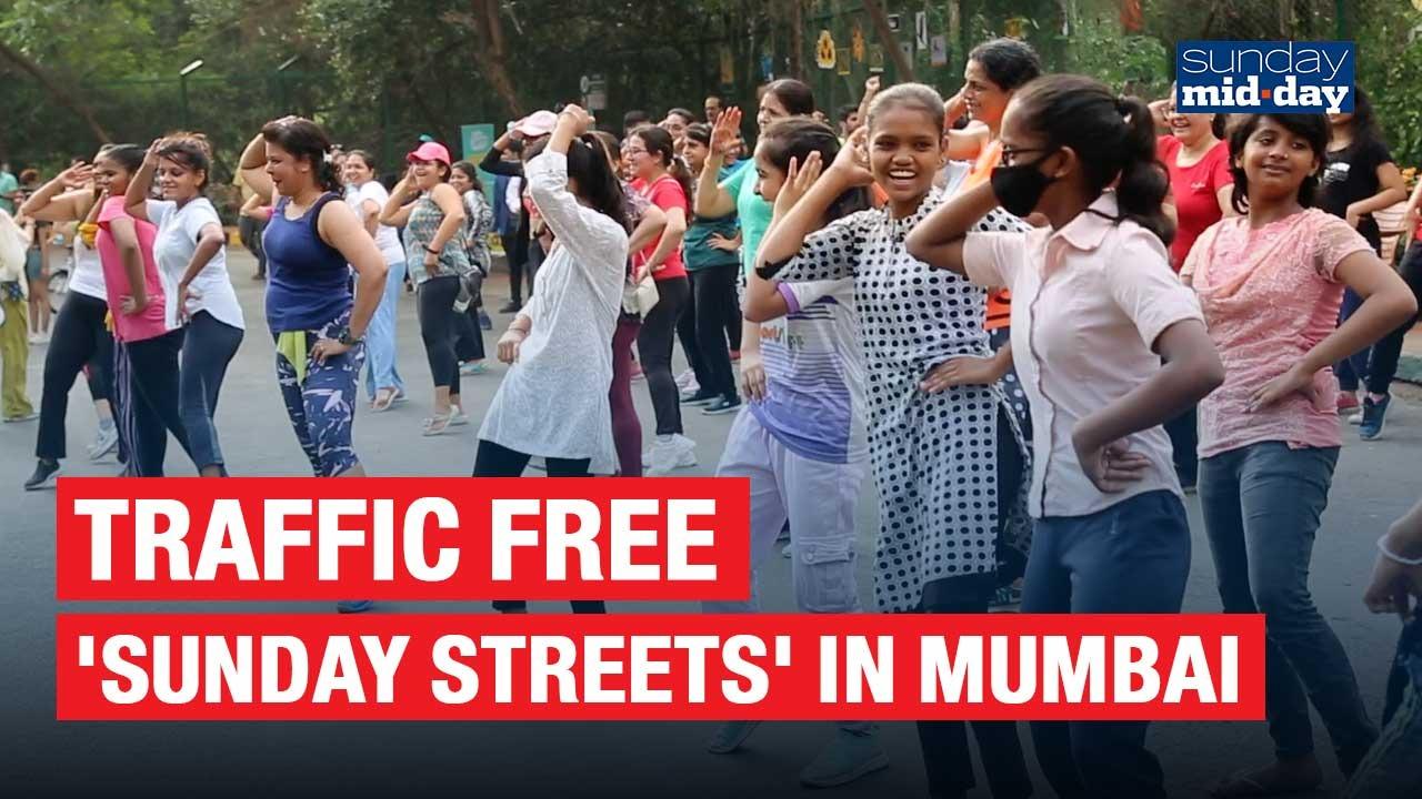 Street Of Juhu Versova Link Road Went Traffic Free For 'Sunday Streets'
