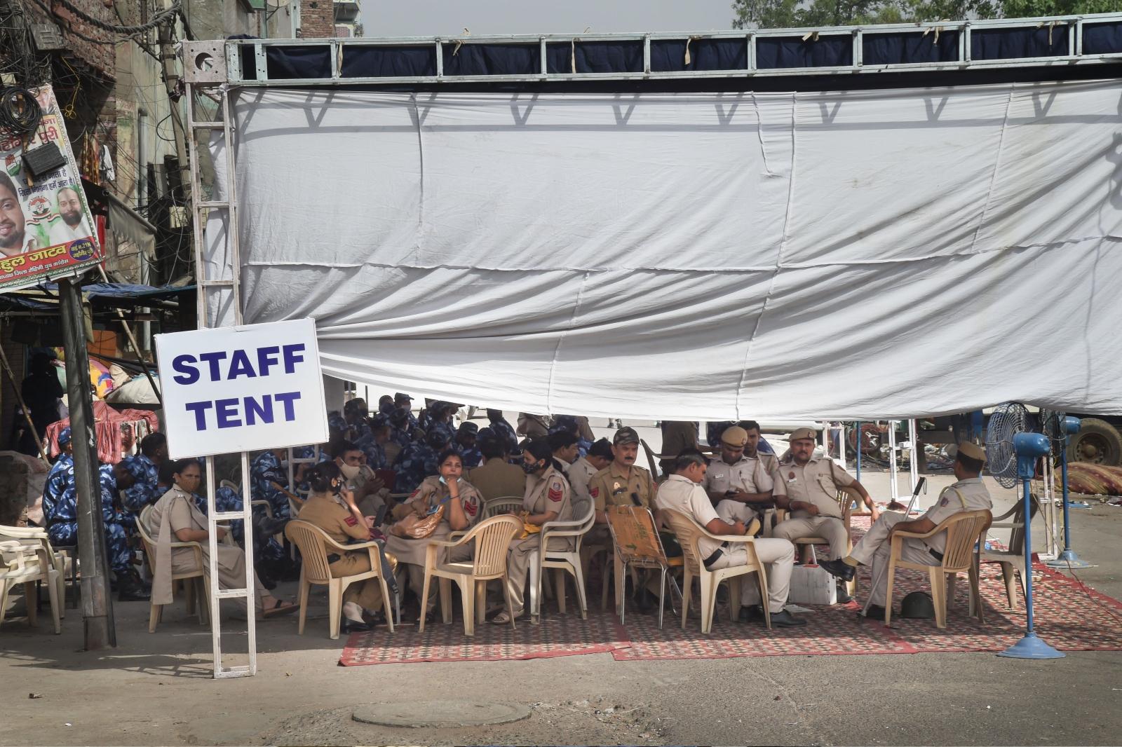 Over 500 police personnel and six companies of additional force have been deployed in the area round the clock