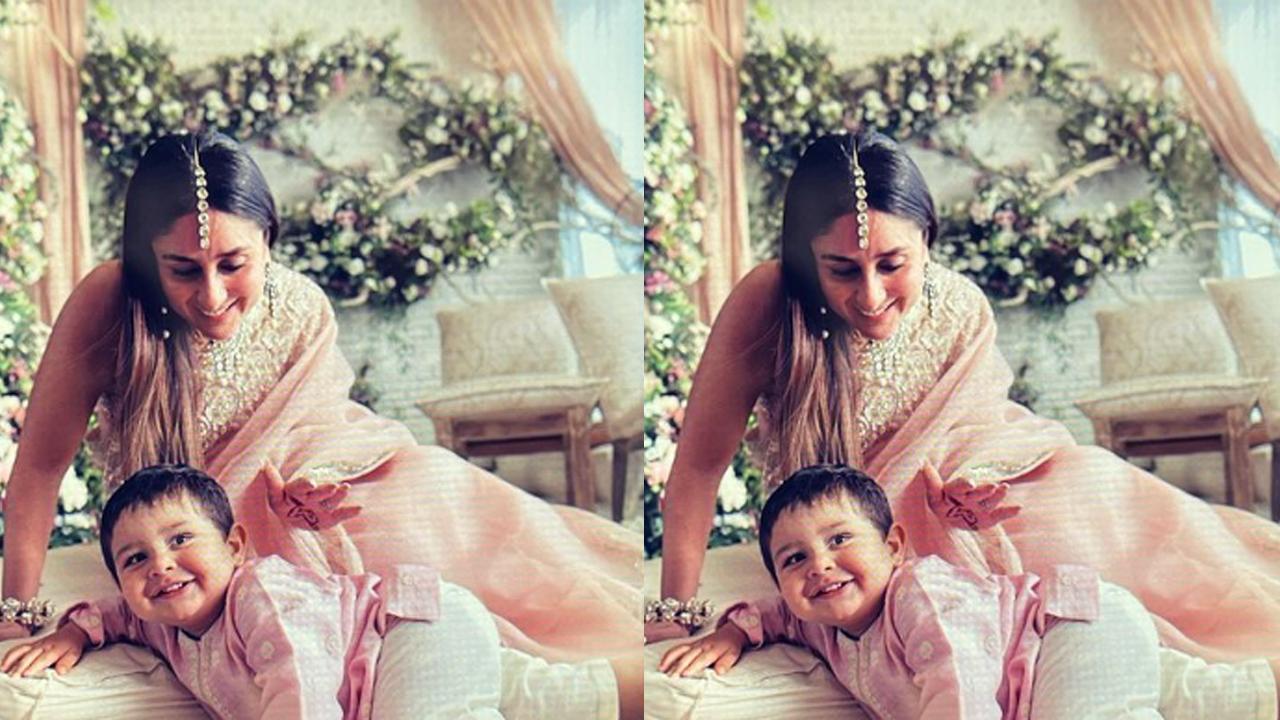 Kareena Kapoor shares adorable picture with Jeh from Ranbir-Alia's wedding