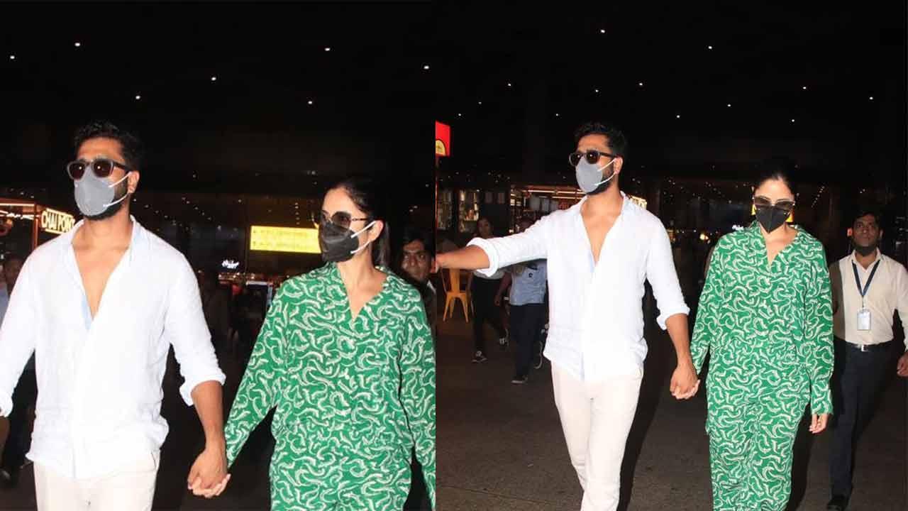 Vicky Kaushal and Katrina Kaif back to Mumbai after their secret getaway