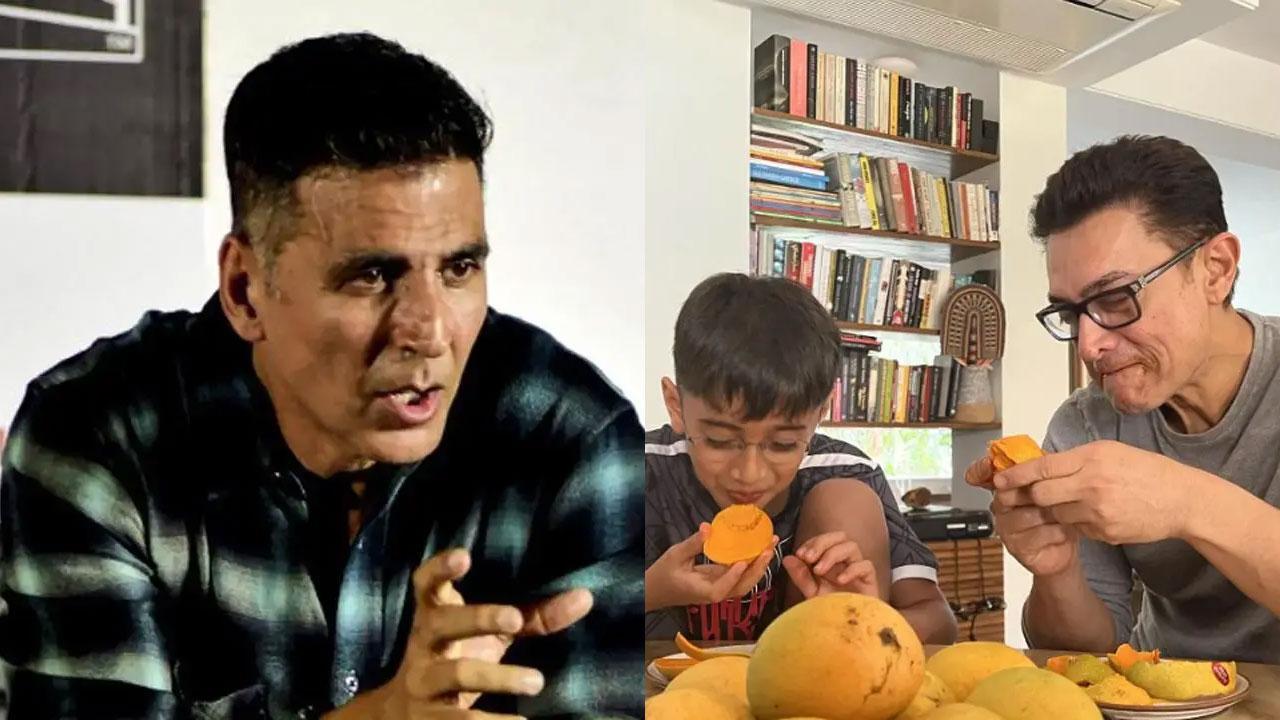 Akshay Kumar steps down as tobacco brand ambassador; Aamir Khan and Azad eat mangoes