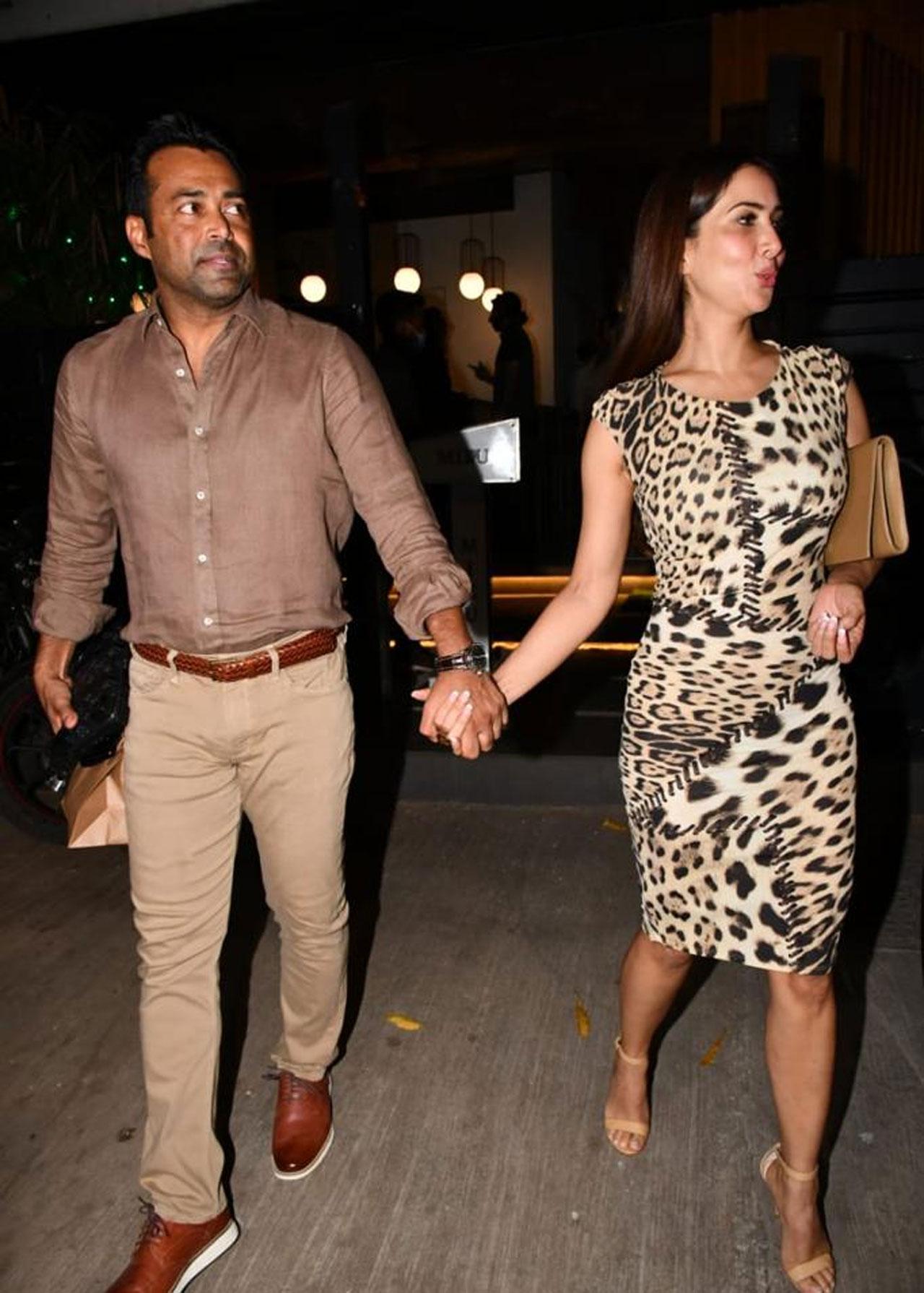 Kim Sharma Hot Sex - Kim Sharma and Leander Paes step out to have dinner together, look stylish