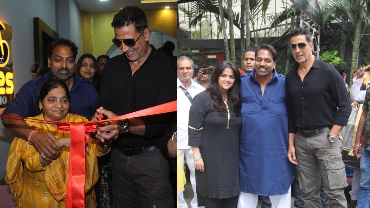 Akshay Kumar graces the grand opening of Ganesh Acharya's dance studio