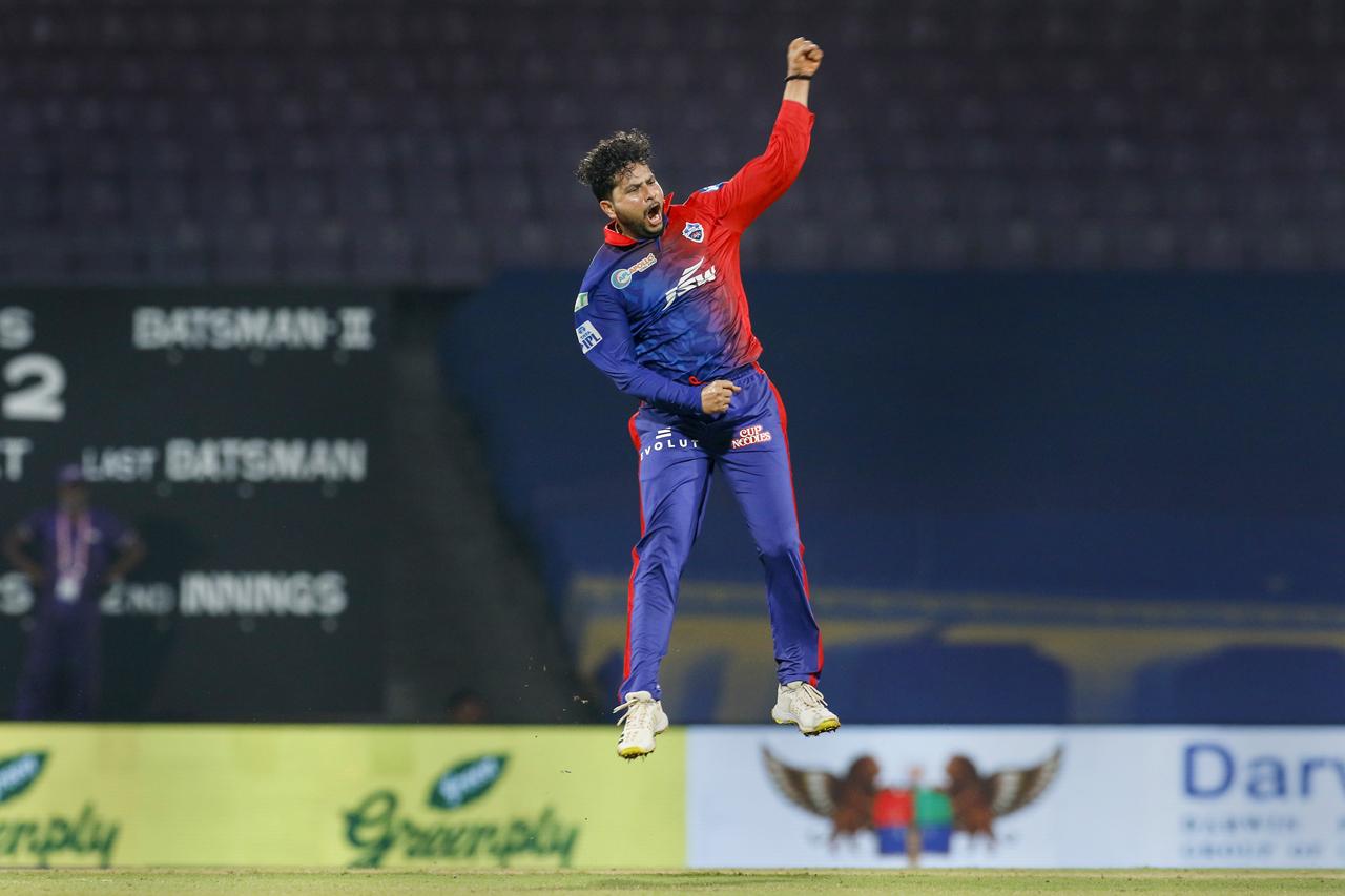 Delhi Capitals' spinner Kuldeep Yadav was the pick of the bowlers for his team as he took 2/31 dismissing both openers KL Rahul and Quinton de Kock