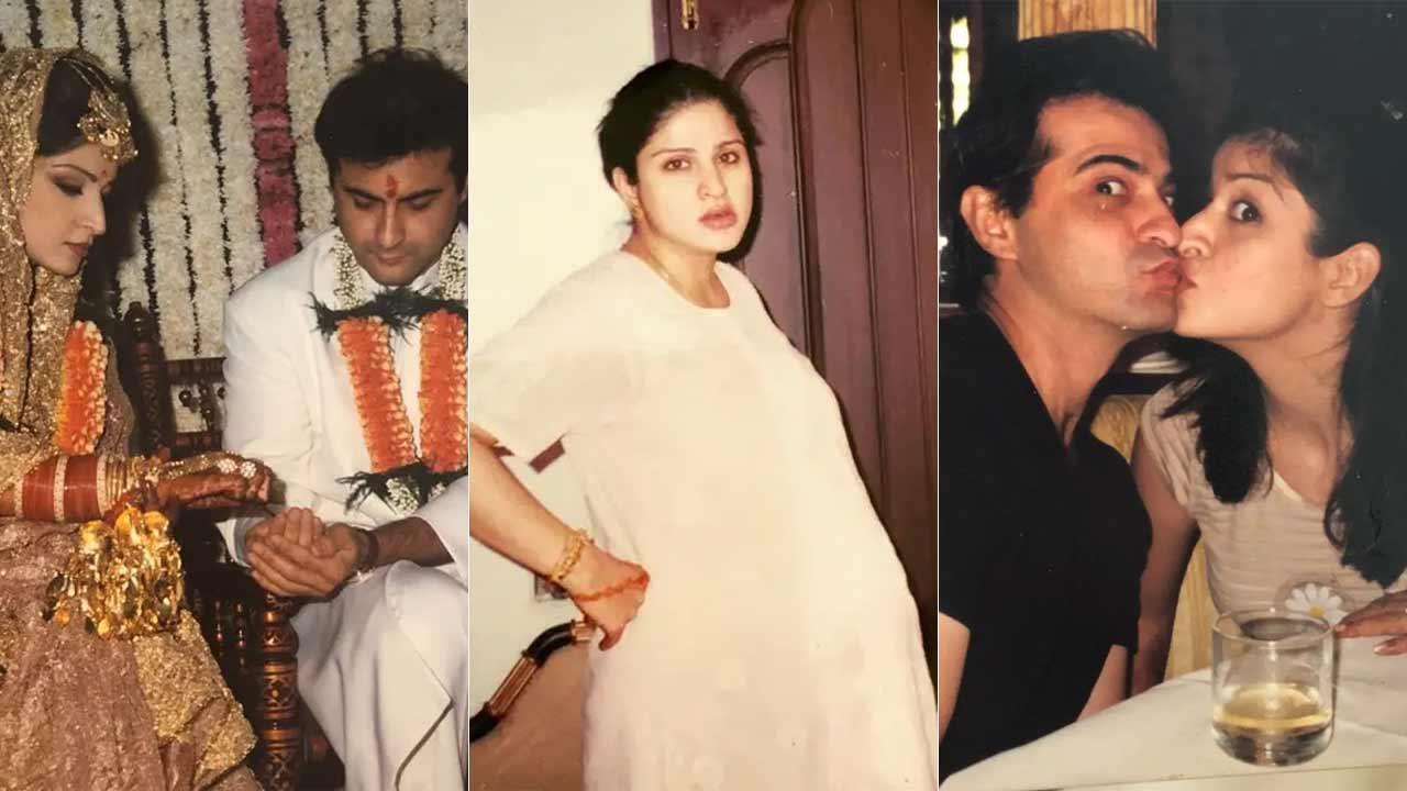 A collage of candid pictures of Maheep Kapoor
