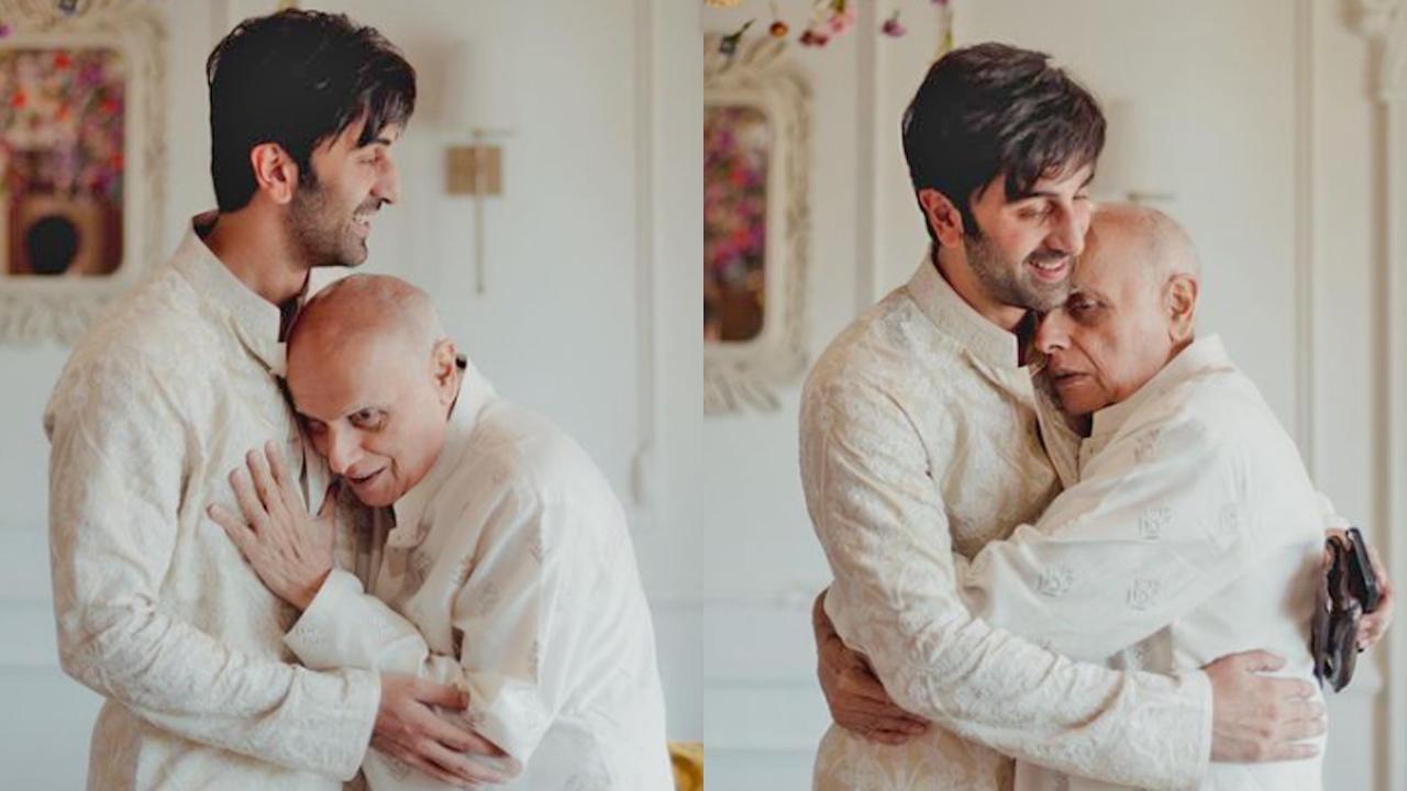 Pooja Bhatt Sex Videos - Pooja Bhatt shares pictures of Mahesh Bhatt emotionally hugging son-in-law  Ranbir Kapoor, goes viral