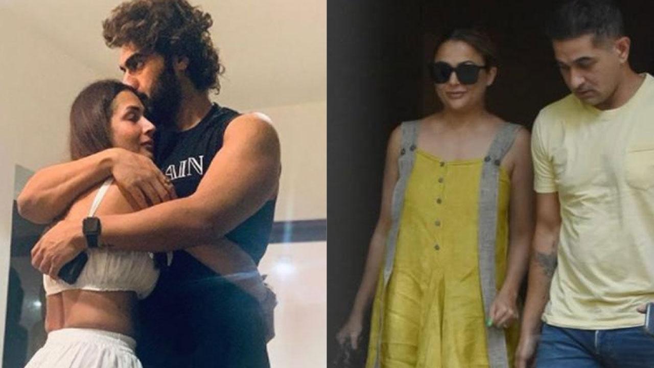 Malaika Arora back home from the hospital, Arjun Kapoor, Amrita Arora visit her residence