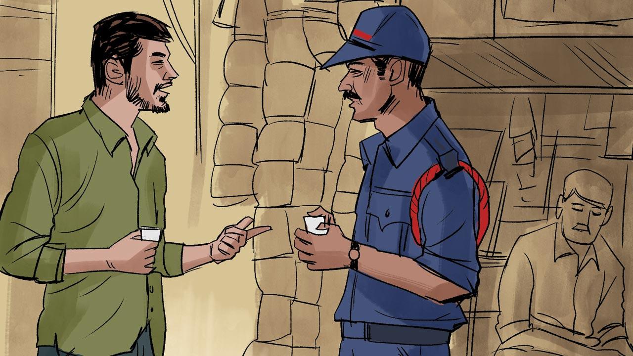 Burglars try to hang out with security guards at tea stalls to ferret out info about status of flats, wealth of residents
