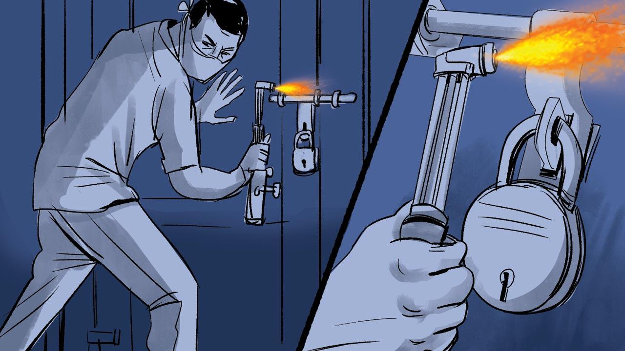 The criminals use tools, sometimes gas cutters, during break-ins, which is mostly committed at pre-dawn hours