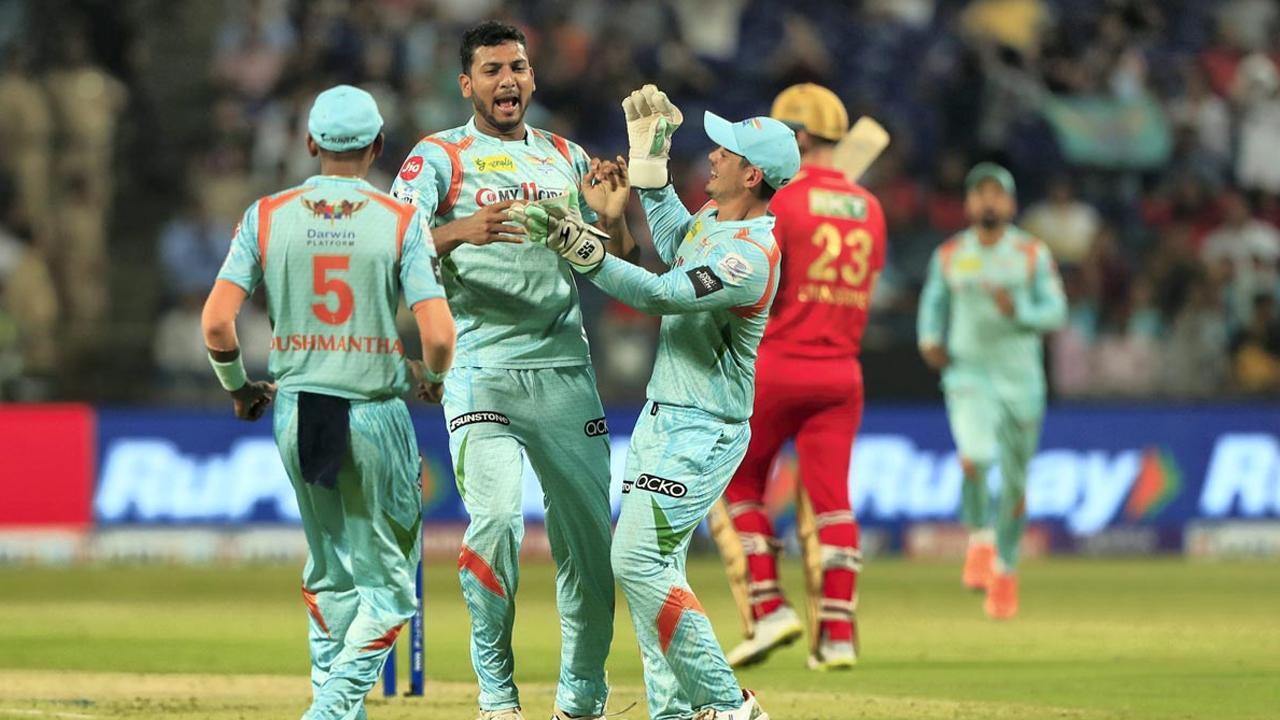 IPL 2022: Mohsin Khan, Krunal Pandya, Chameera lead LSG's 20-run win over Punjab Kings