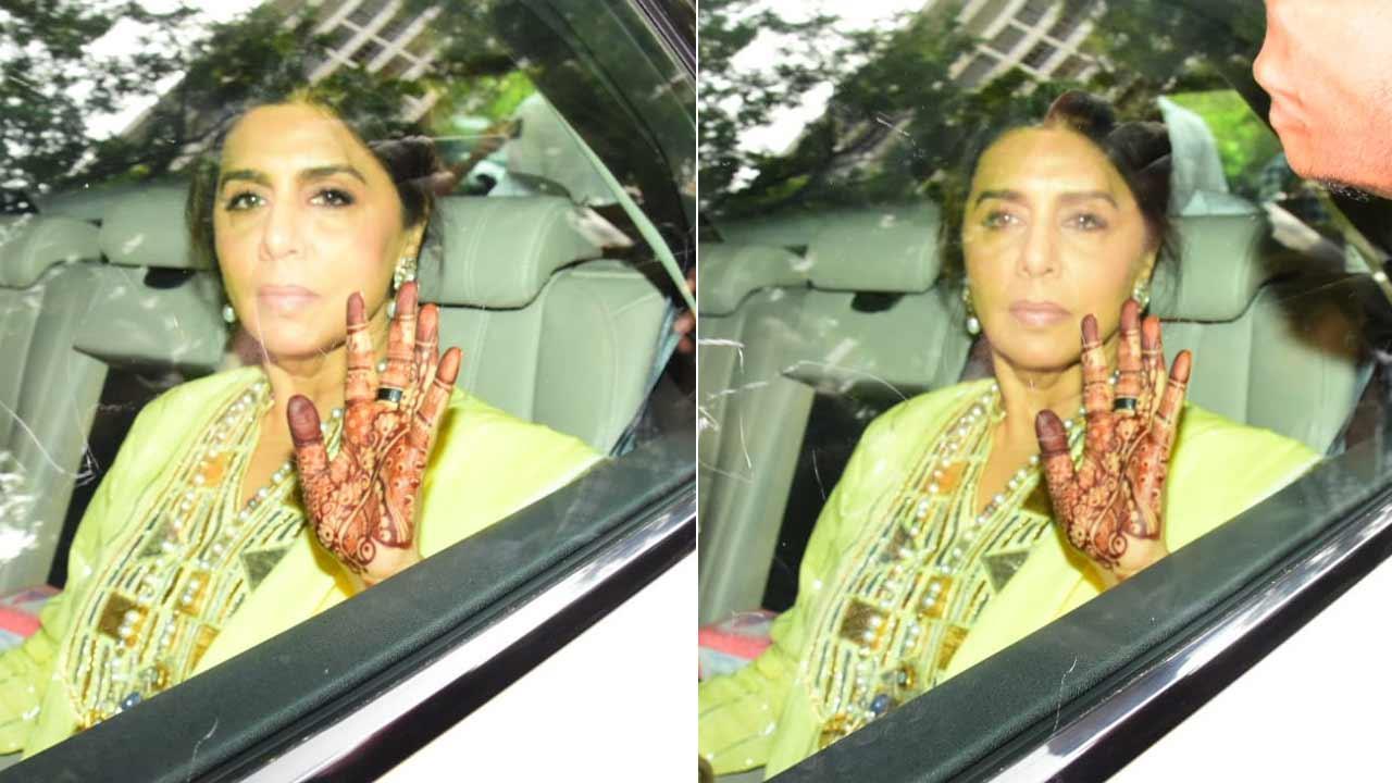 Ranbir Kapoor-Alia Bhatt wedding: Neetu Kapoor remembers Rishi Kapoor through her Mehendi