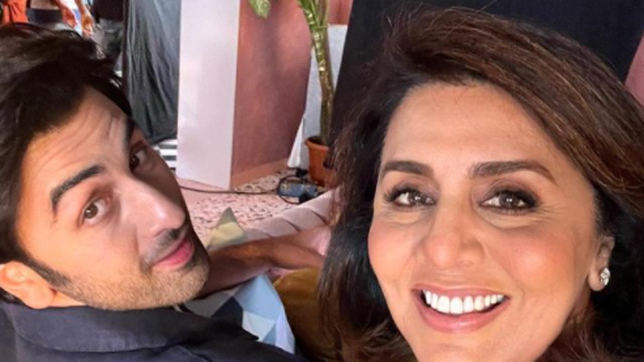 Ahead of his wedding, Ranbir Kapoor shoots for an ad with mother Neetu Kapoor