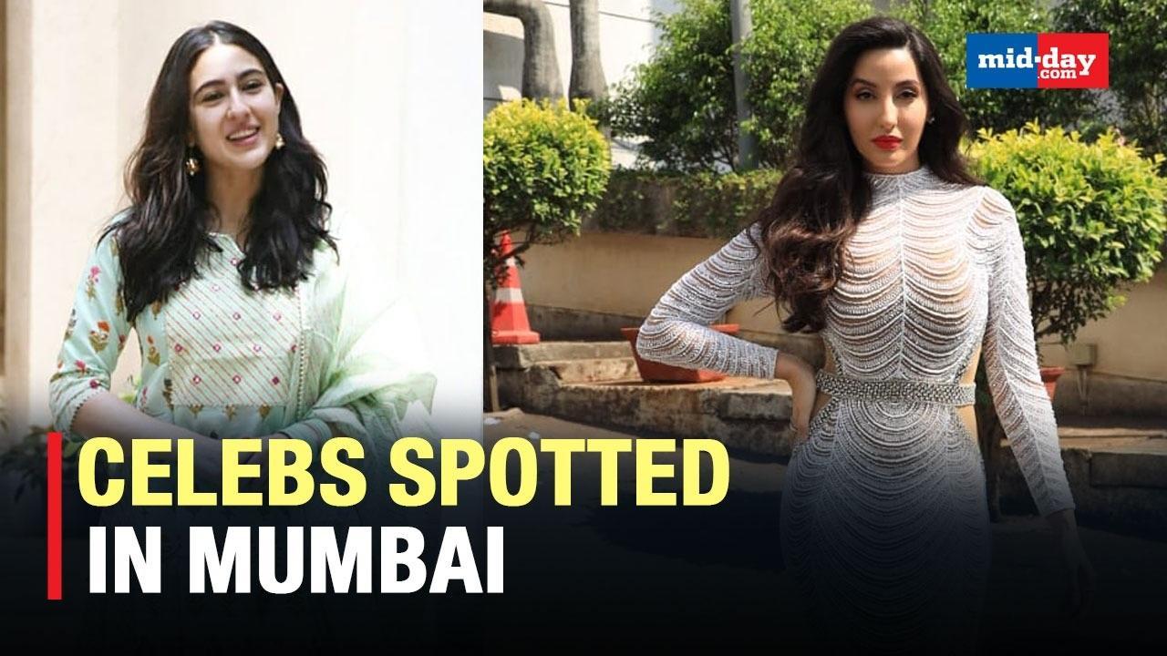 Nora Fatehi, Sara Ali Khan And Malaika Arora Spotted