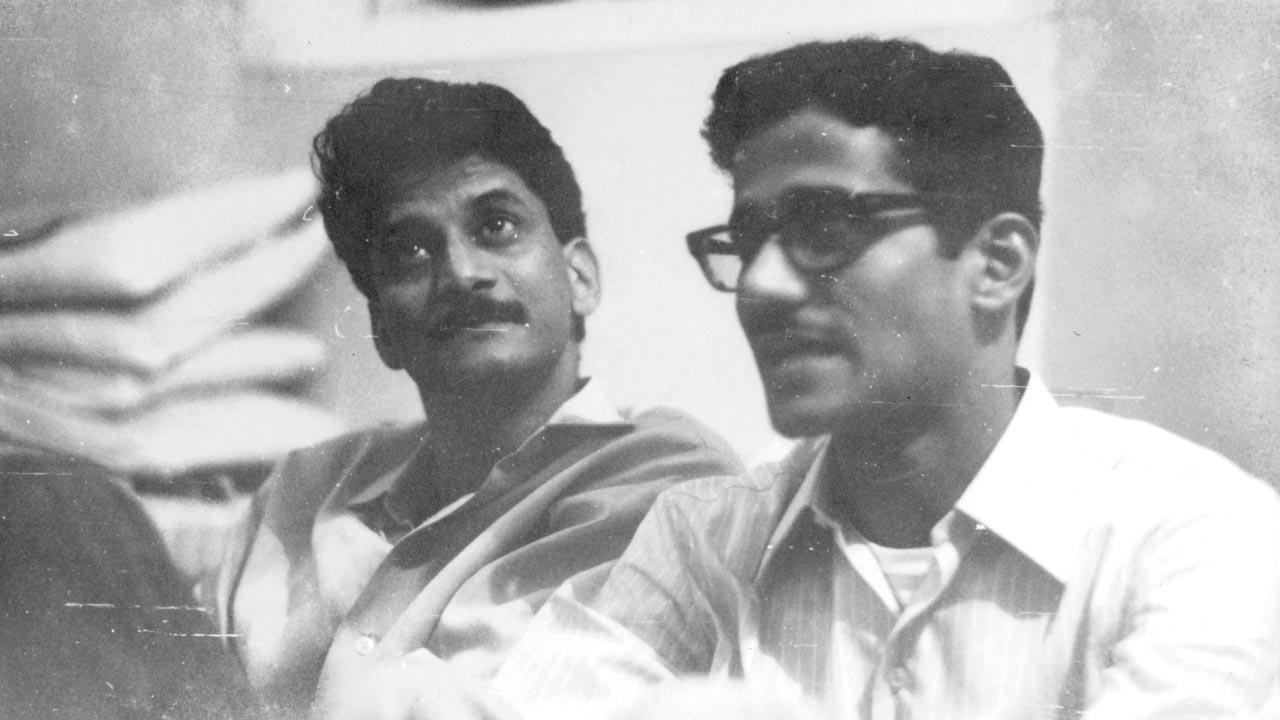 Nagarkar with brother Jyotee