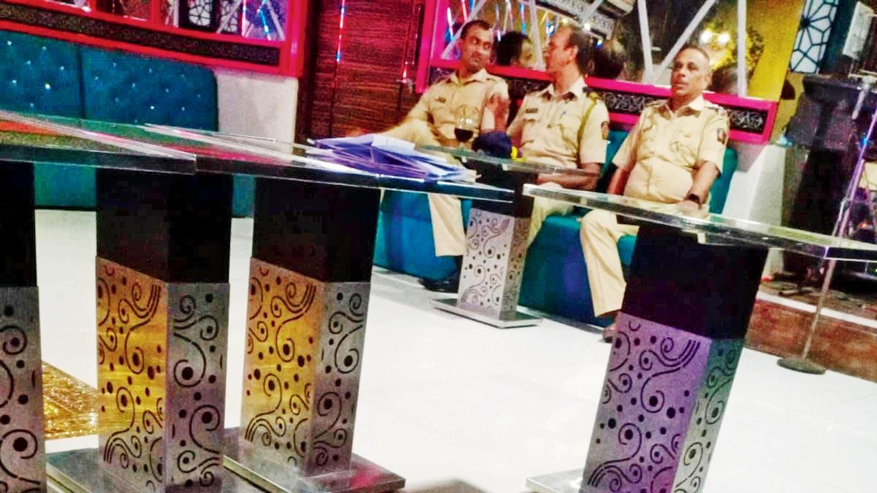 Three cops at an orchestra bar in Andheri East at 11 pm on April 2