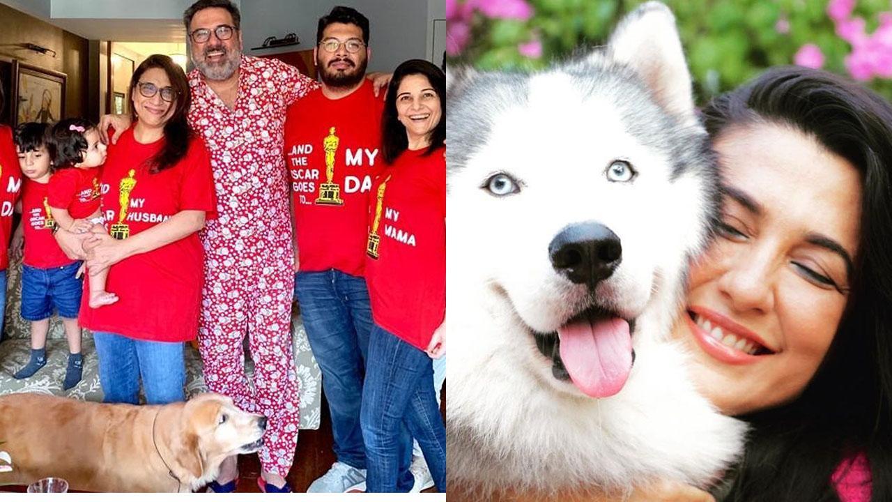 Celebrating pet day with Boman Irani, Shirley Setia and Mini Mathur