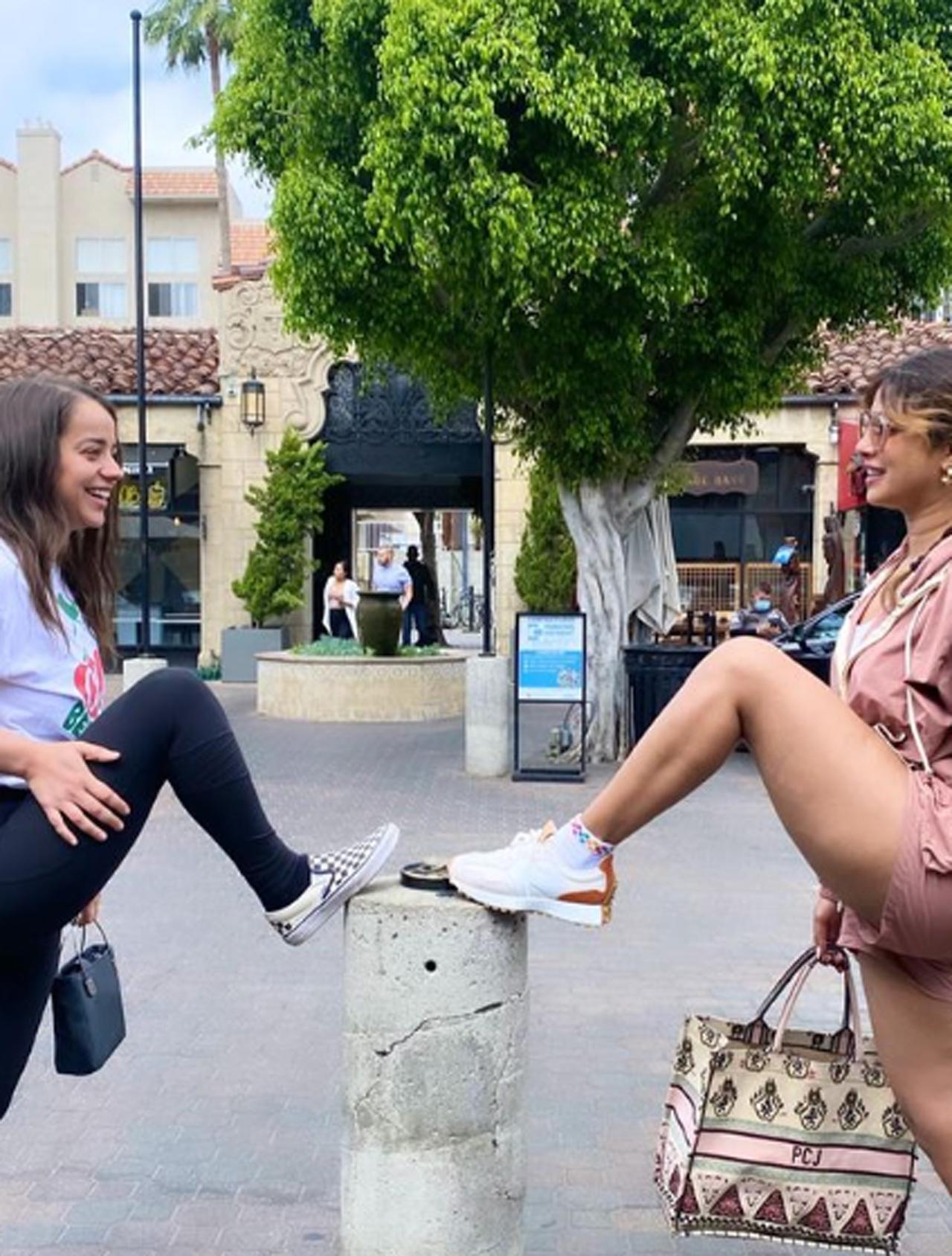 Actor Priyanka Chopra loves spending Sundays outdoors. Her recent Instagram post is proof of this fact. She went out and wandered the streets of LA with her girls and pet dogs.