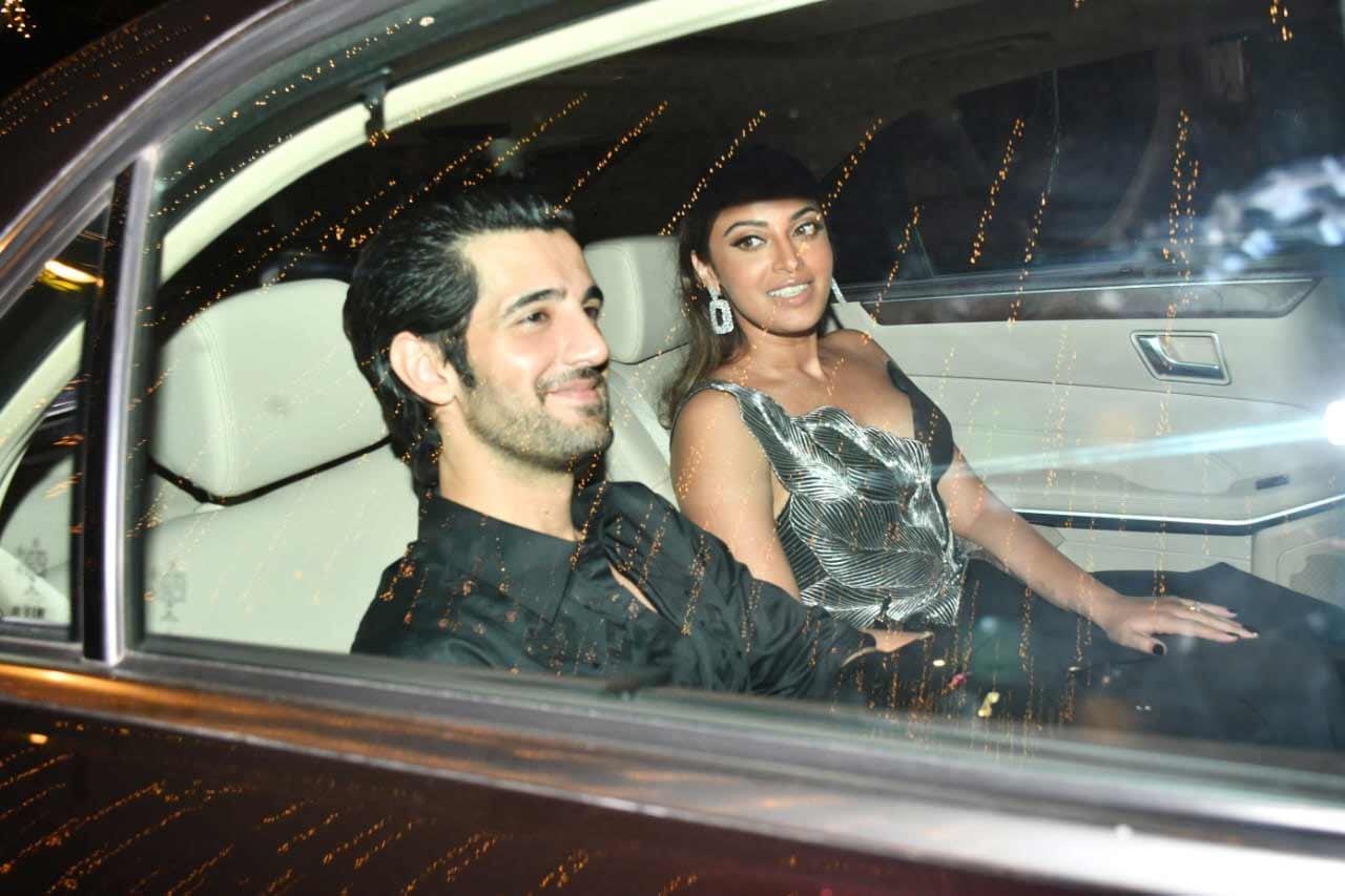 Newly-married couple Aditya Seal and Anushka Ranjan was also seen at the party.
