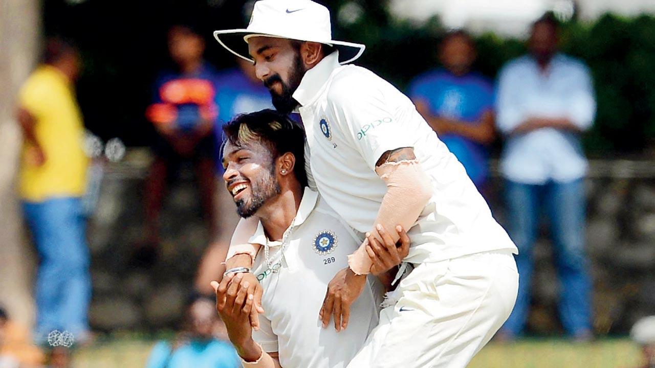How did Hardik, KL speak to Karan?