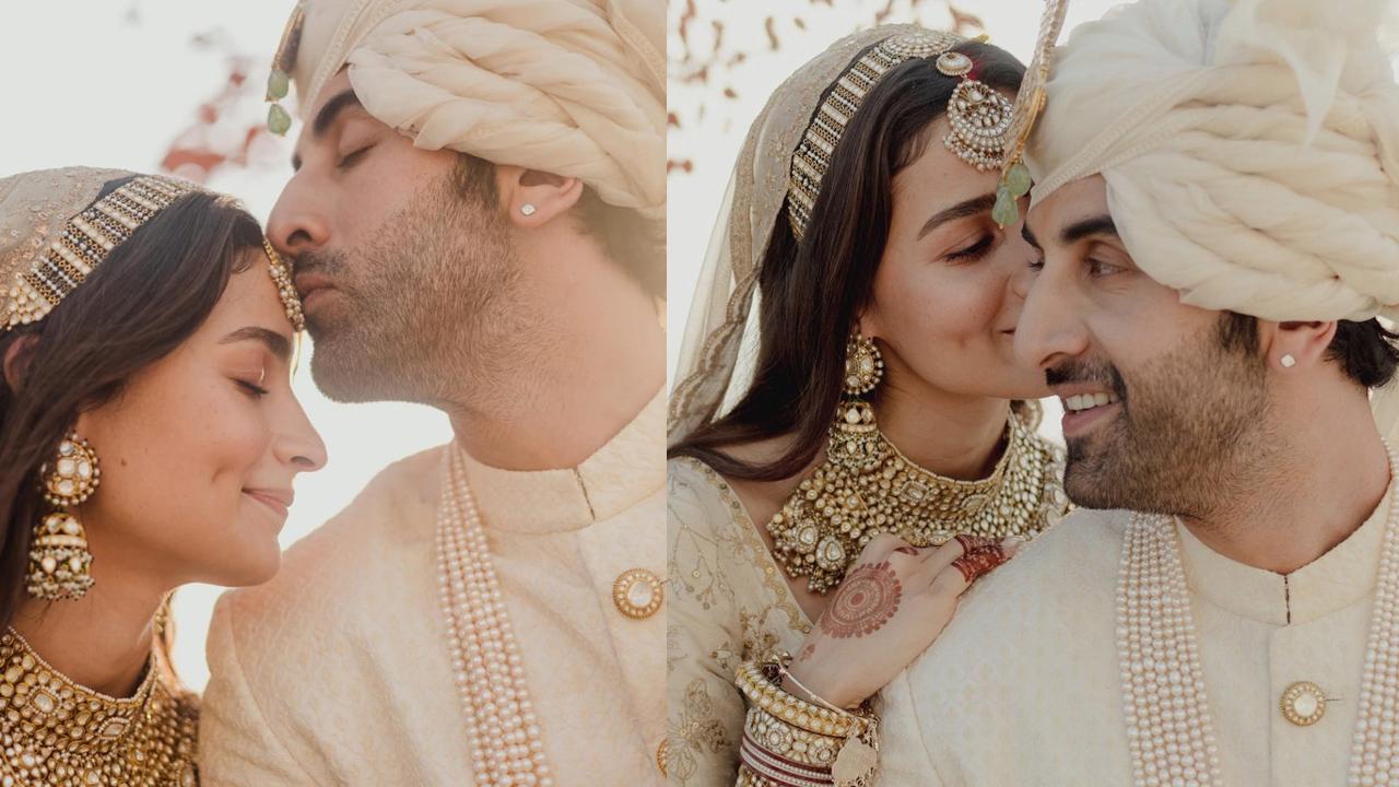 Alia Bhatt's wedding pictures with Ranbir Kapoor look no less than a fairy-tale