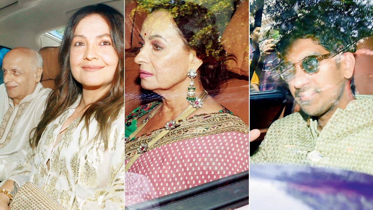 Mahesh and Pooja Bhatt; Soni Razdan and Ayan Mukerji