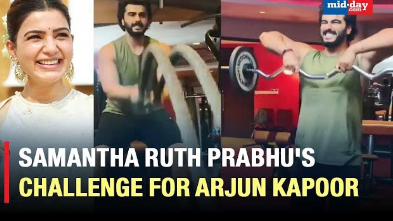 Arjun Kapoor Takes Up Samantha Ruth Prabhu's Challenge