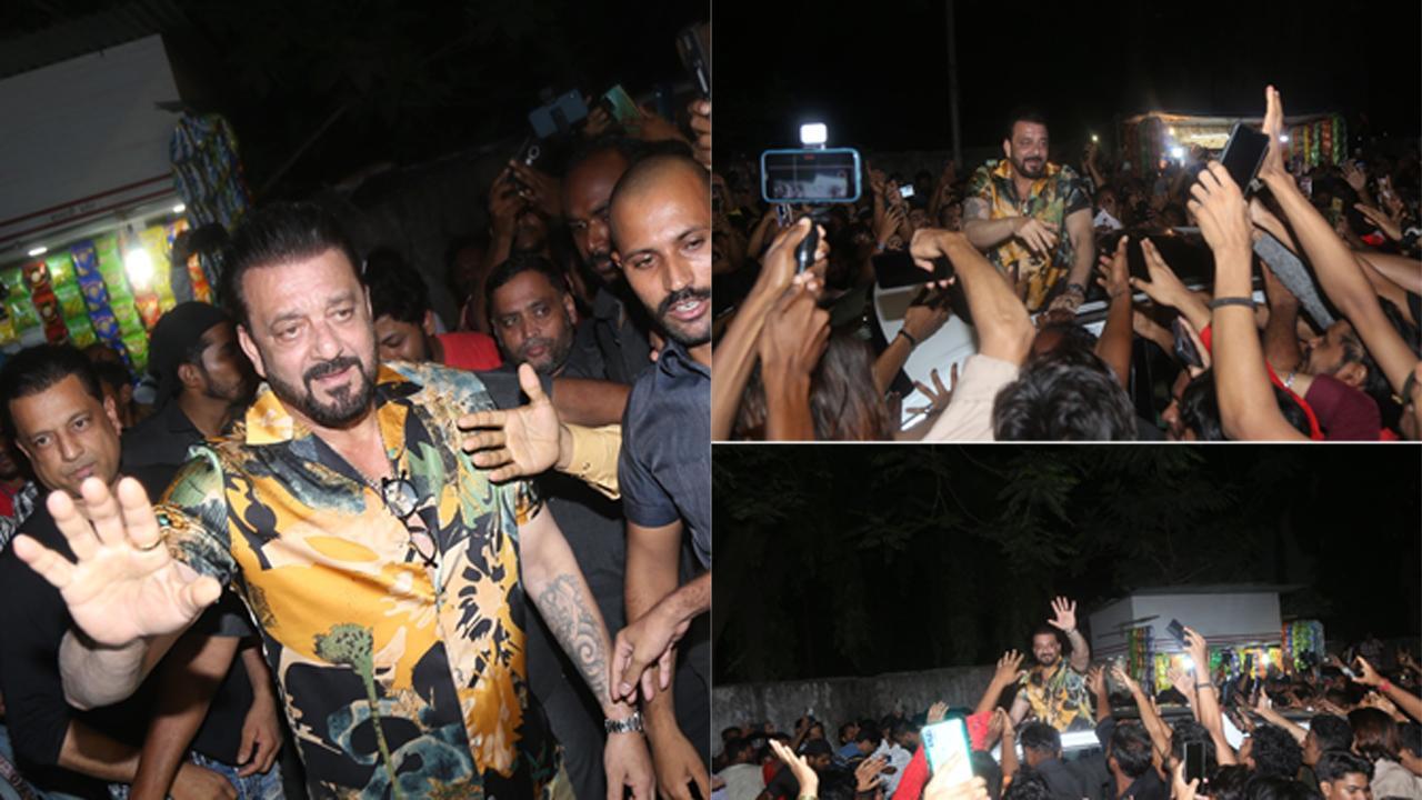 Sanjay Dutt's visit to Gaiety Galaxy in Bandra for KGF: Chapter 2 creates havoc
